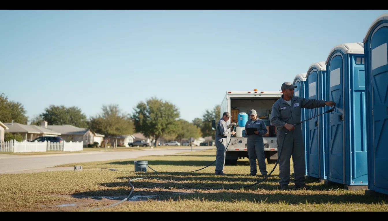 Long-Term Portable Toilet Rental in Pinson, AL near me